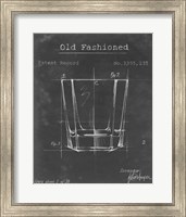 Framed Barware Blueprint I