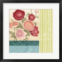 Floral Montage I Framed Print