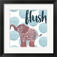 Jungle Bath III Framed Print