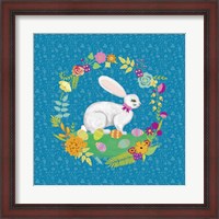 Framed Bunny Wreath I