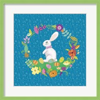 Framed Bunny Wreath II