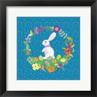 Bunny Wreath II Framed Print