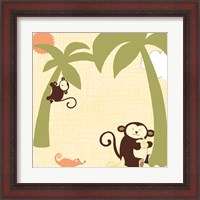 Framed 'Baby Jungle II' border=