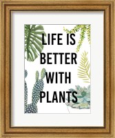 Framed Plant Love III