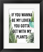 Framed Plant Love IV