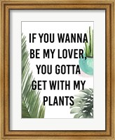 Framed Plant Love IV