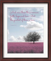 Framed 1 Corinthians 13:13 Faith, Hope and Love (Field)