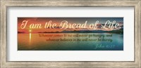 Framed John 6:35 I am the Bread of Life (Sunset)