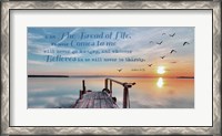 Framed John 6:35 I am the Bread of Life (Pier)