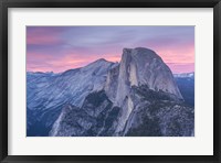 Framed Mountian Top at Sunset