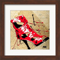 Framed Red Strap Boot