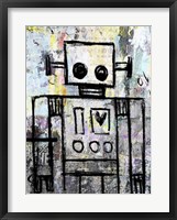 Framed Boy Robot Color
