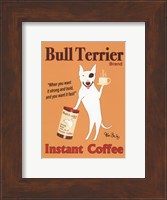 Framed Bull Terrier Instant Coffee