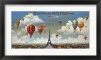 Framed Ballooning Over Paris