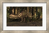 Framed Large Prestosuchus Moves Through The Brush