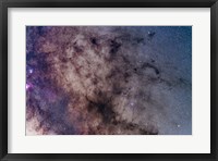 Framed Dark Horse and Snake Nebulae in Ophiuchus