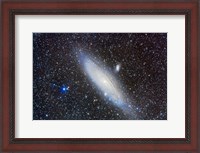 Framed Andromeda Galaxy with Companions