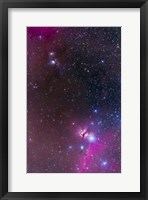 Framed Messier 78 & Horsehead Nebula in Orion