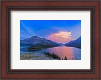Framed Sunset at Waterton Lakes National Park, Alberta, Canada