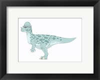 Framed Pachycephalosaurus