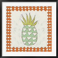 Framed Pineapple Vacation I