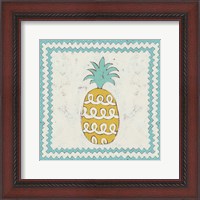 Framed Pineapple Vacation IV