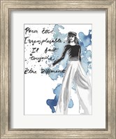 Framed Fashion Quotes IV