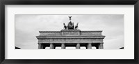 Framed Low angle view of Brandenburg Gate, Pariser Platz, Berlin, Germany