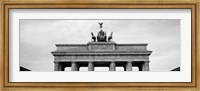 Framed Low angle view of Brandenburg Gate, Pariser Platz, Berlin, Germany