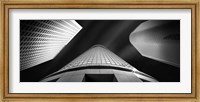 Framed Low angle view of skyscrapers, City Of Los Angeles, California