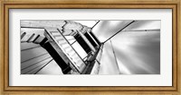Framed Low angle view of details of Golden Gate Bridge, San Francisco, California