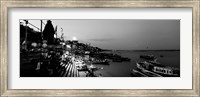 Framed Varanasi, India (black & white)