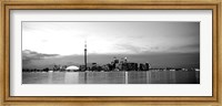 Framed Toronto, Canada (black & White)