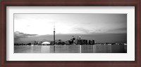 Framed Toronto, Canada (black & White)