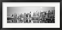 Framed Vancouver, British Columbia, Canada (black & white)
