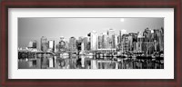 Framed Vancouver, British Columbia, Canada (black & white)