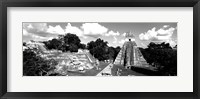 Framed Ruins Of An Old Temple, Guatemala