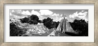 Framed Ruins Of An Old Temple, Guatemala