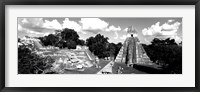 Framed Ruins Of An Old Temple, Guatemala