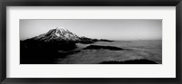 Framed Sea of clouds with mountains in the background, Mt Rainier, Washington State