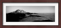 Framed Sea of clouds with mountains in the background, Mt Rainier, Washington State