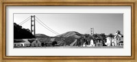 Framed Golden Gate Bridge, Crissy Field, San Francisco, California