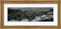 Framed Toroweap Overlook, North Rim, Grand Canyon National Park, Arizona