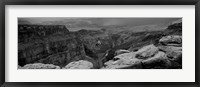 Framed Toroweap Overlook, North Rim, Grand Canyon National Park, Arizona