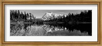 Framed Mt Shuksan and Picture Lake, North Cascades National Park, Washington State