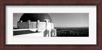 Framed Observatory with cityscape in the background, Griffith Park Observatory, LA, California