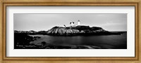 Framed Nubble Lighthouse, Cape Neddick, York, Maine