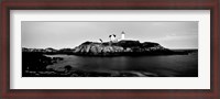 Framed Nubble Lighthouse, Cape Neddick, York, Maine