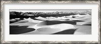 Framed Sand dunes in a desert, Death Valley National Park, California