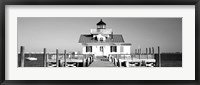 Framed Roanoke Marshes Lighthouse, Outer Banks, North Carolina